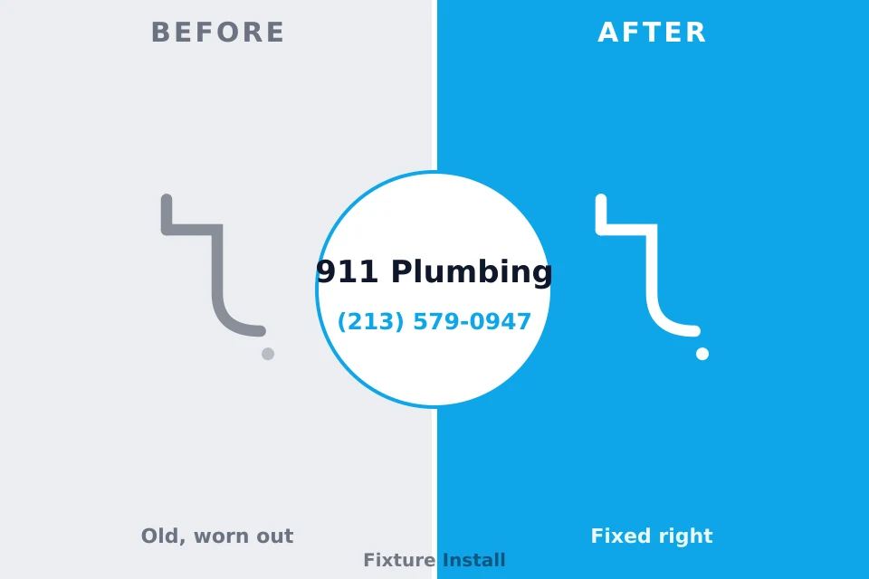 Before and after: plumbing repair Turpin Hills, OH